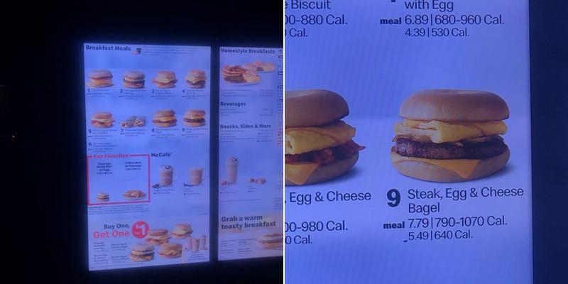 McDonald's Menu