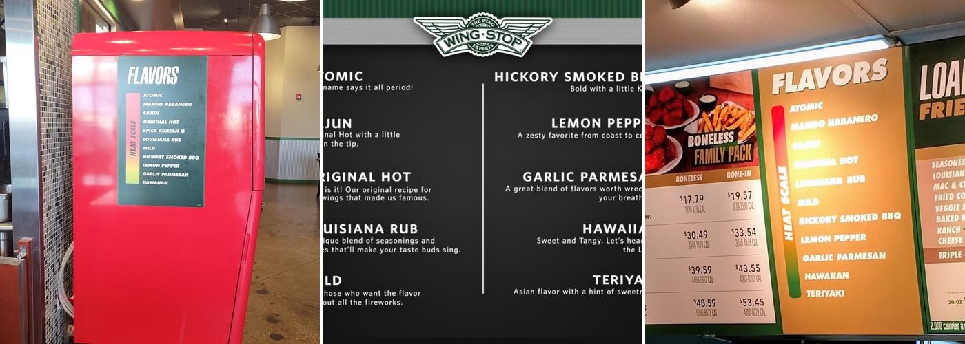 Wingstop Menu