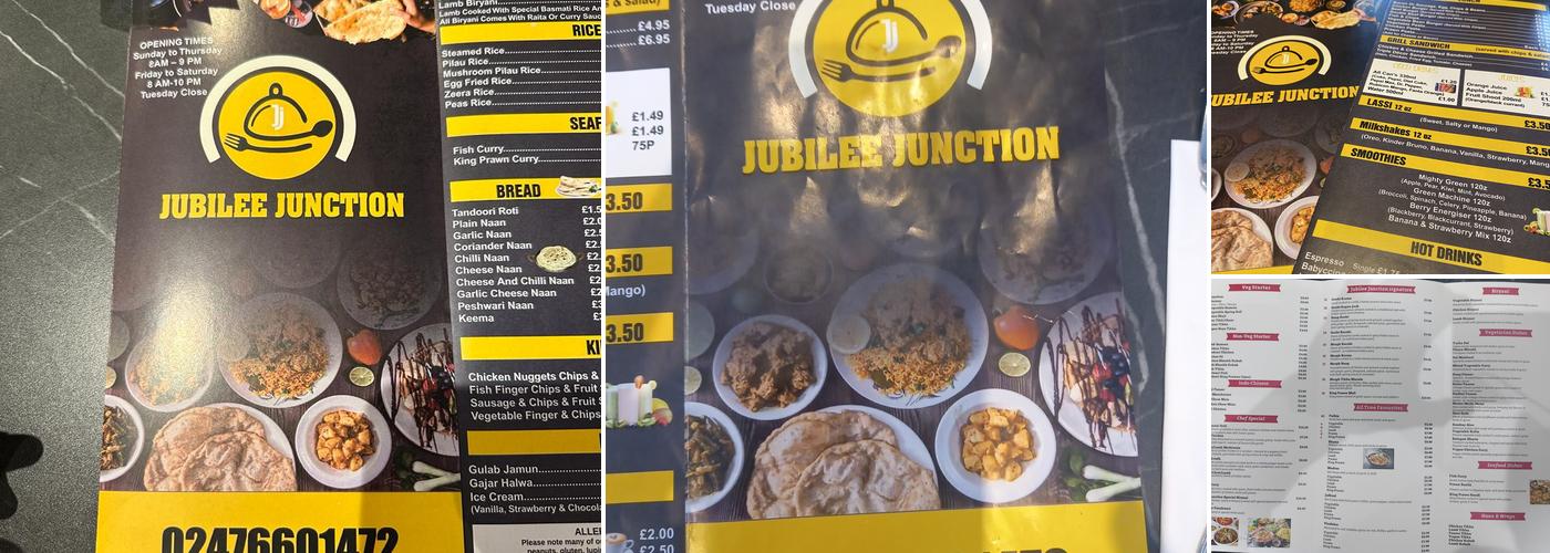Jubilee Junction Menu