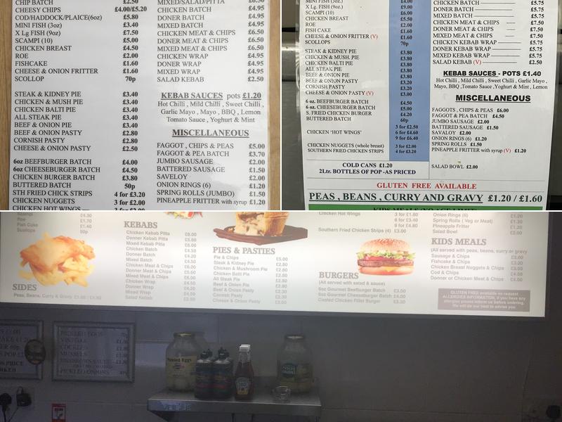 Ansley Fish Bar Menu
