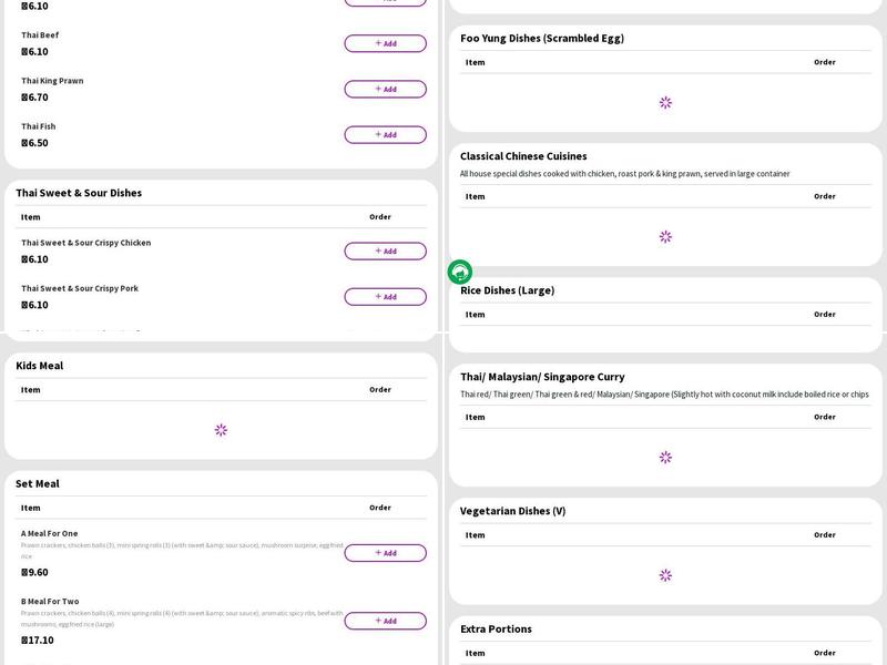 Tasty House chinese takeaway (10%OFF This Week) Menu