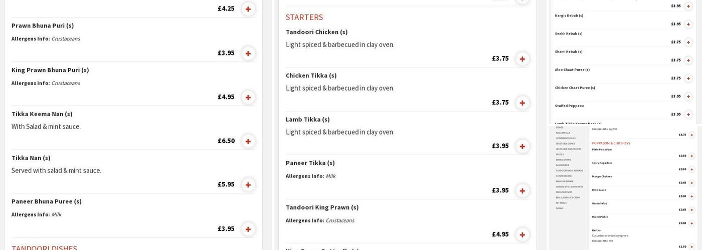Barras Green Social Club Menu
