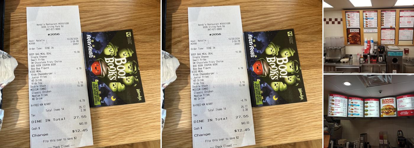 Wendy's Menu