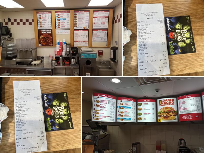 Wendy's Menu