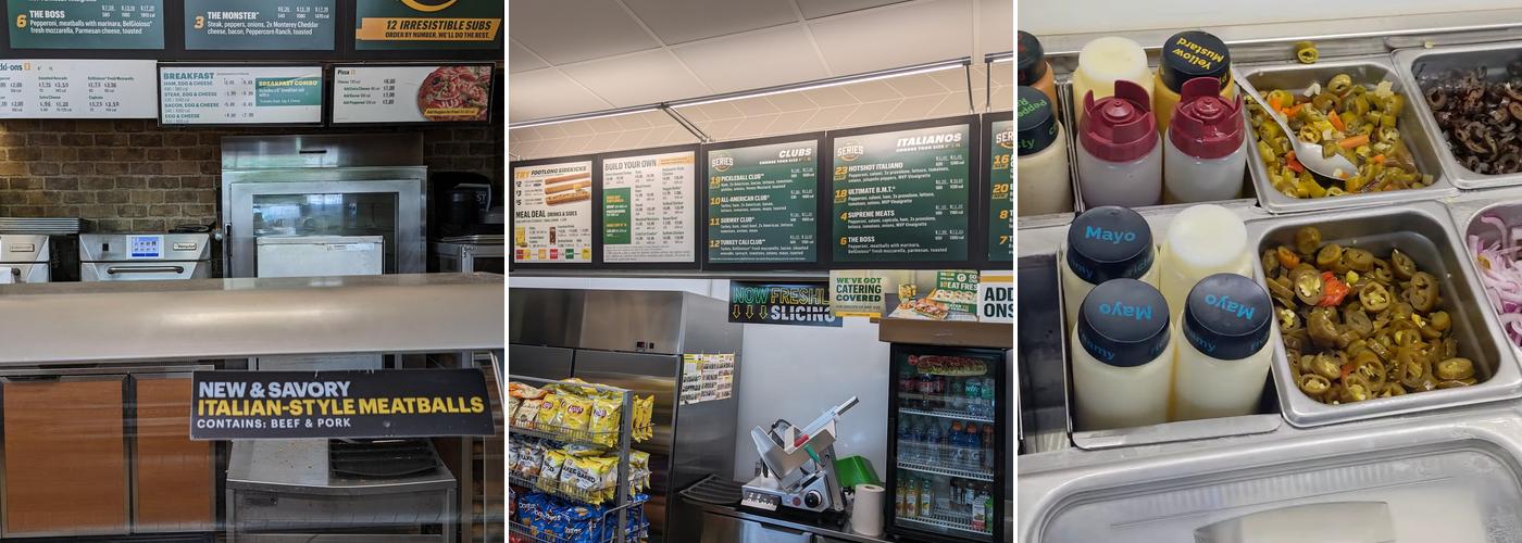 Subway Menu