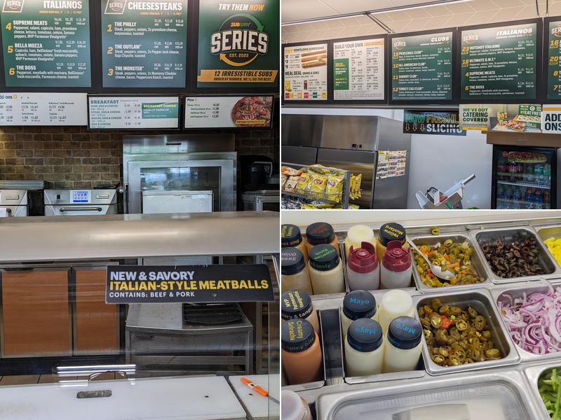Subway Menu