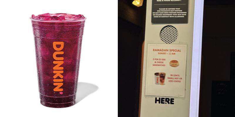 Dunkin' Menu