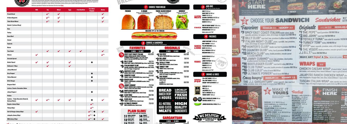 Jimmy John's Menu