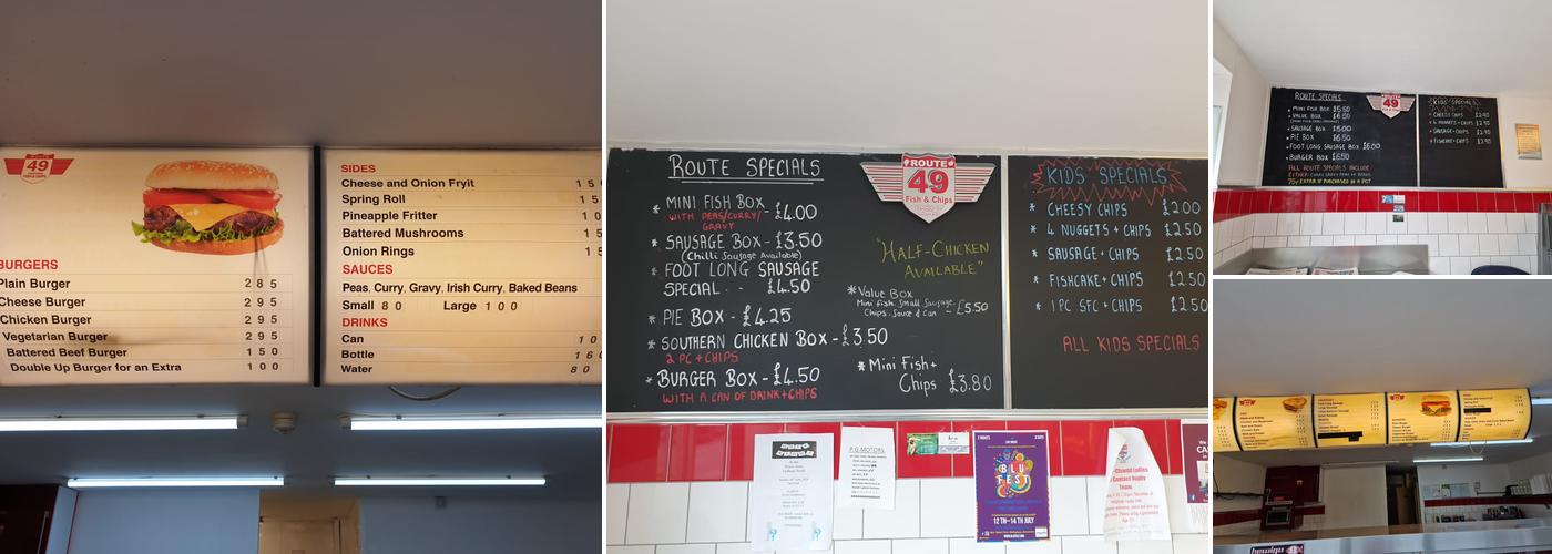 Route 49 Menu