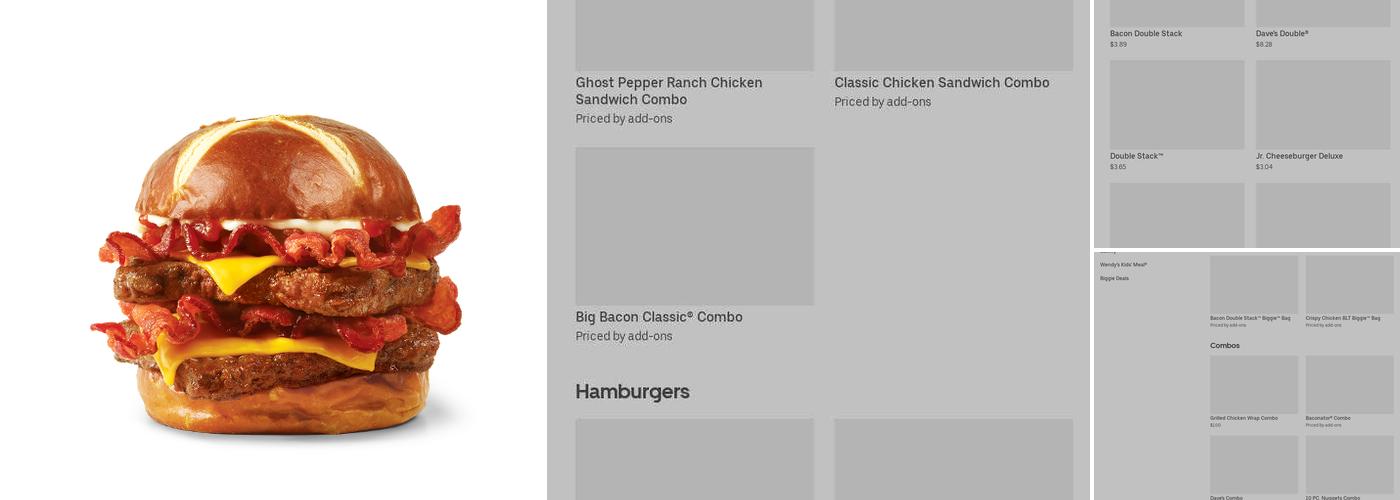 Wendy's Menu