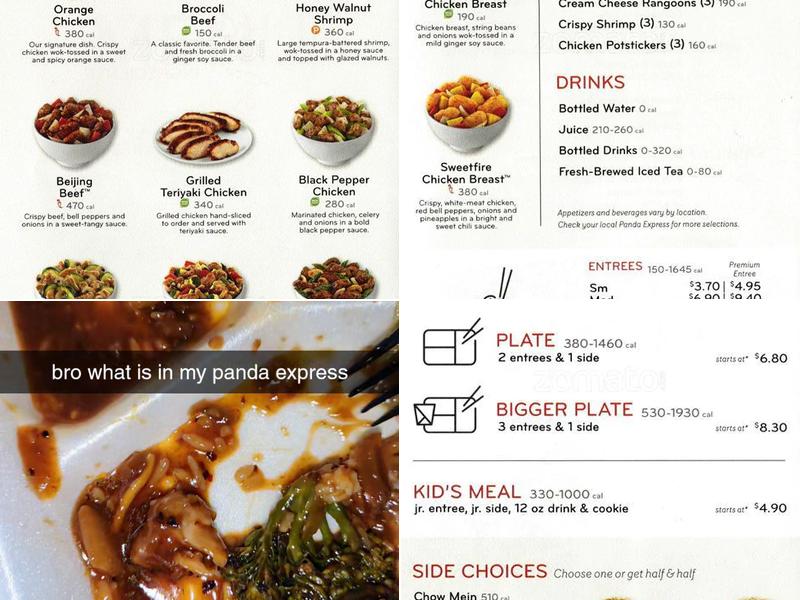 Panda Express Menu