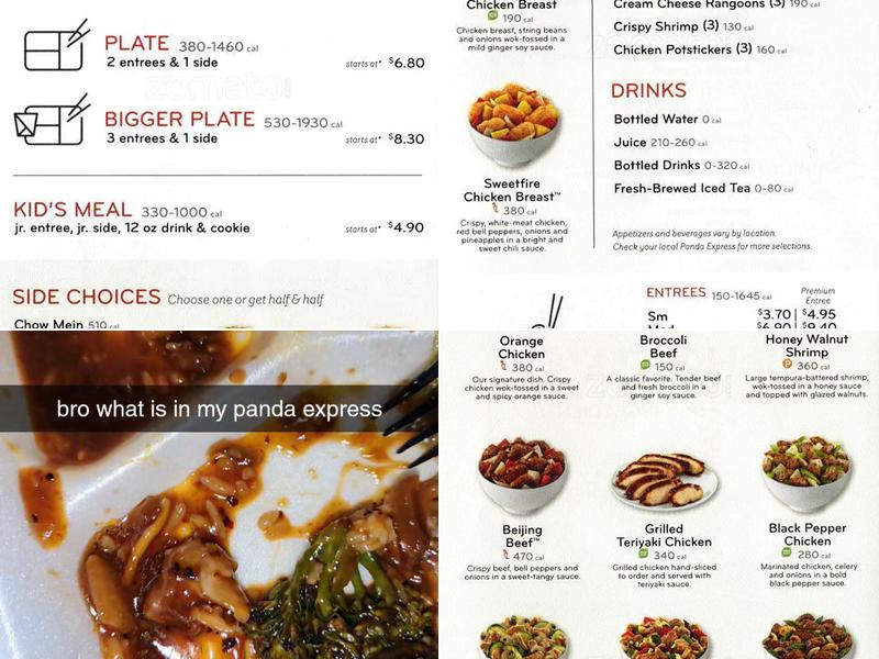 Panda Express Menu
