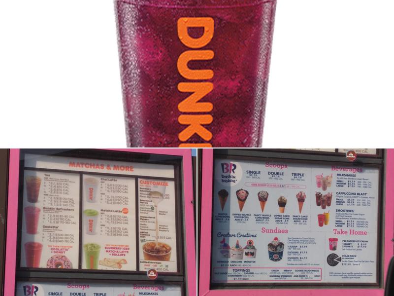 Dunkin' Menu