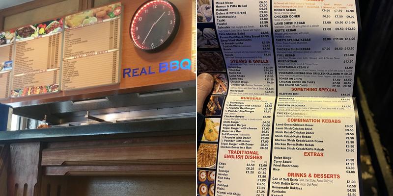 Real Barbecue & Bar Menu