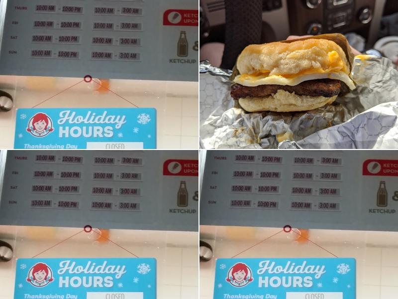 Wendy's Menu