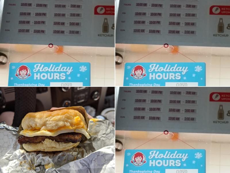 Wendy's Menu