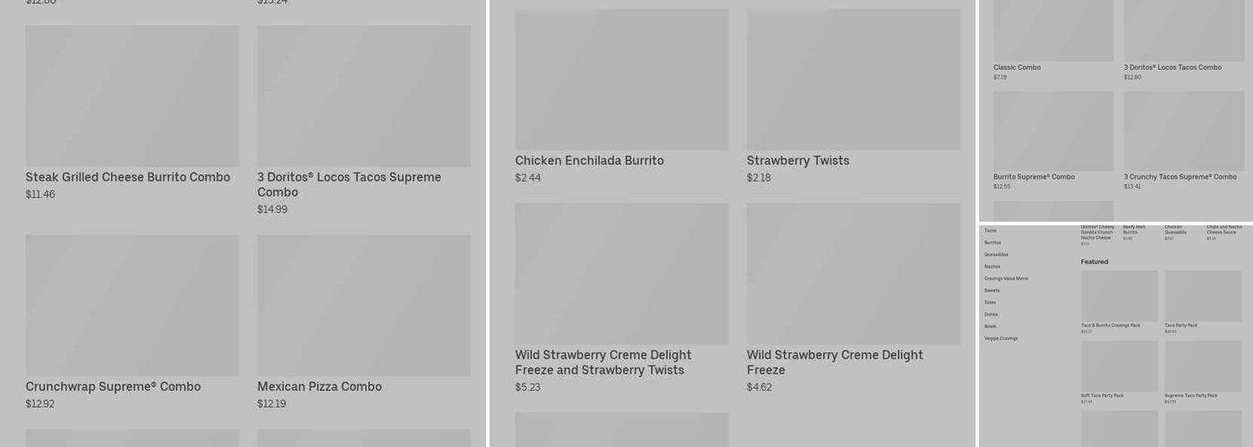 Taco Bell Menu