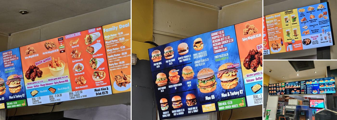 Burgercity Menu