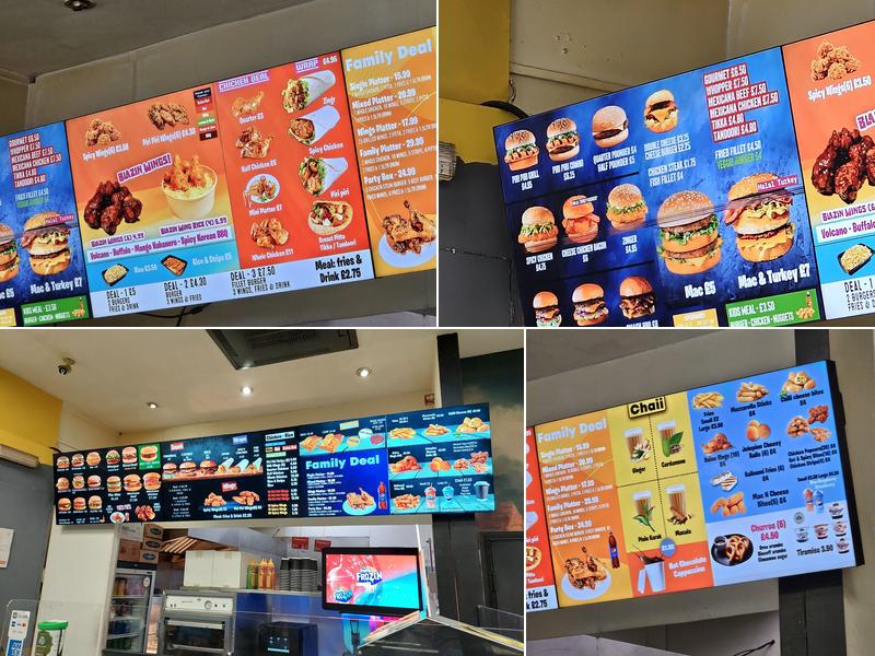 Burgercity Menu