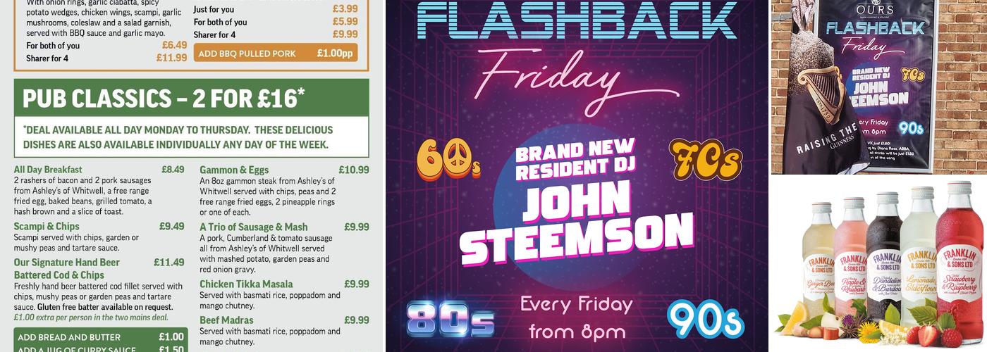 Ours - Bar and Lounge. Menu