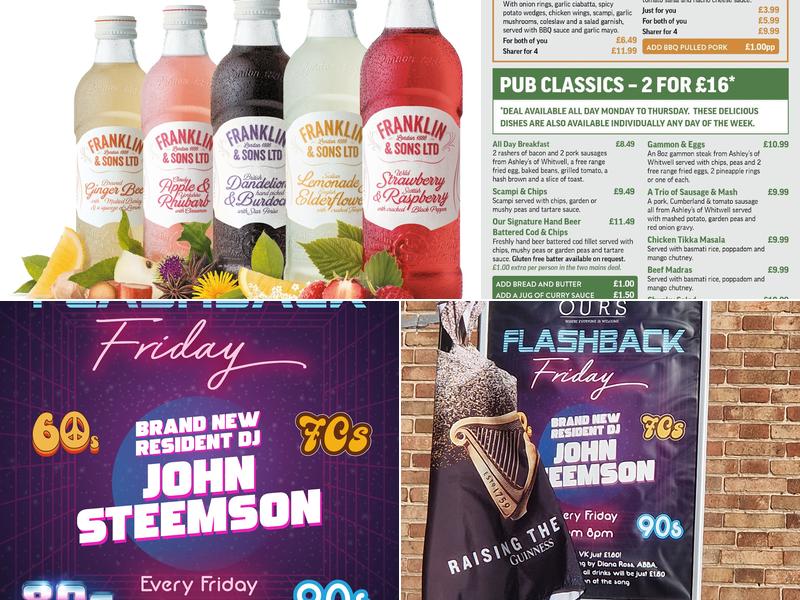 Ours - Bar and Lounge. Menu