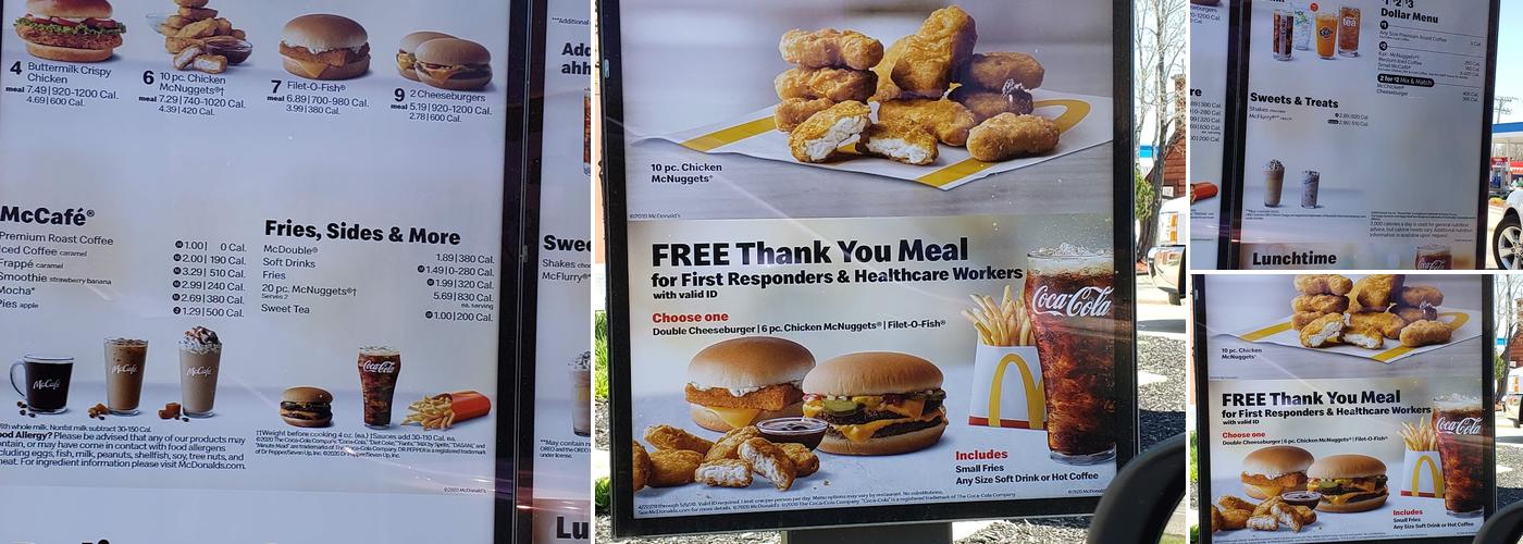 McDonald's Menu
