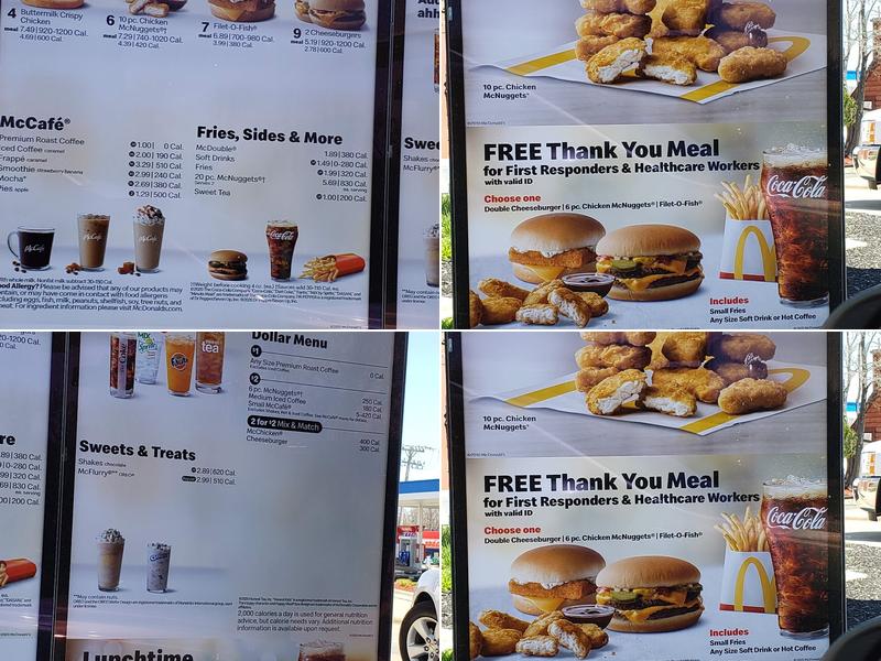McDonald's Menu