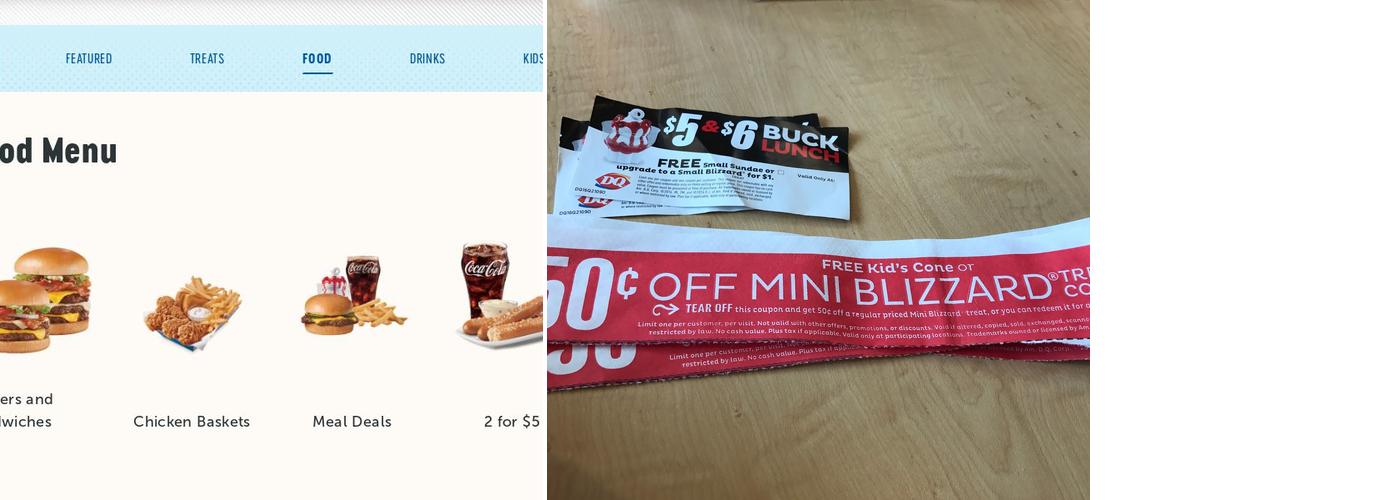 Dairy Queen Grill & Chill Menu