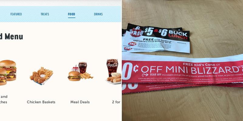 Dairy Queen Grill & Chill Menu