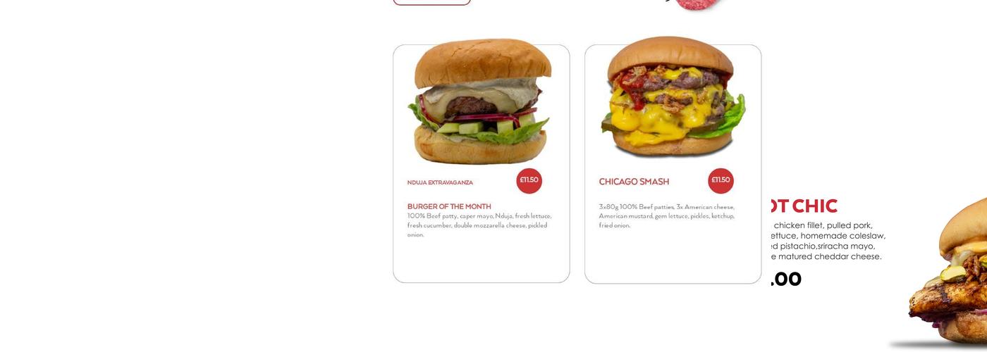CW2 Burger Menu