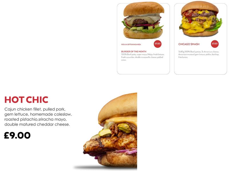 CW2 Burger Menu