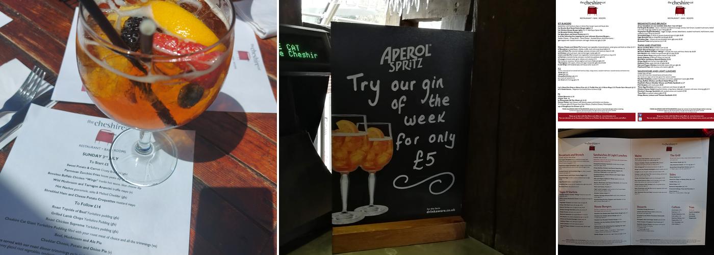 The Cheshire Cat Menu