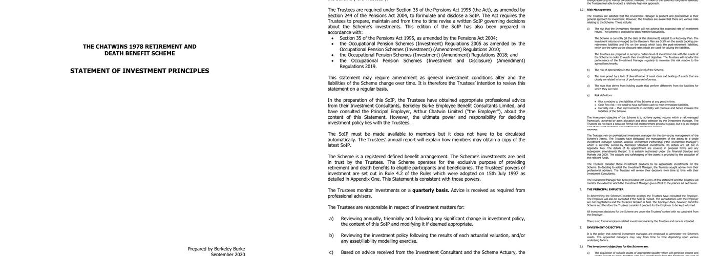 Chatwins - Vic St Menu