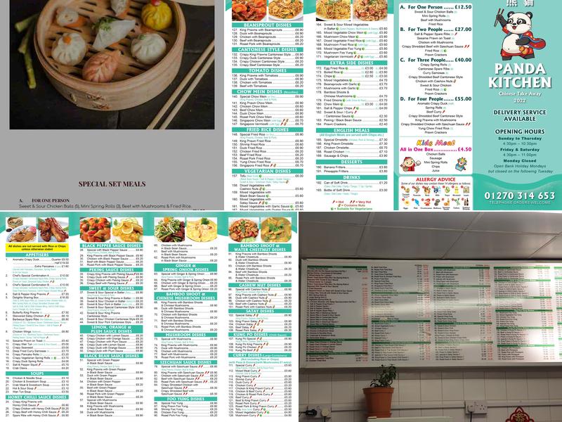 Panda Kitchen Menu