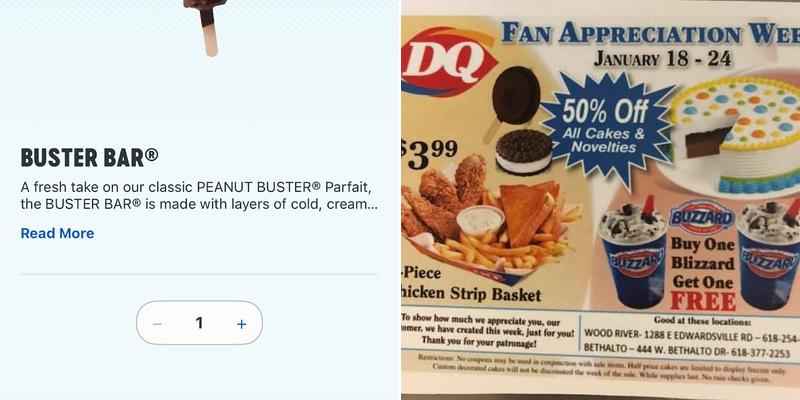 Dairy Queen Grill & Chill Menu