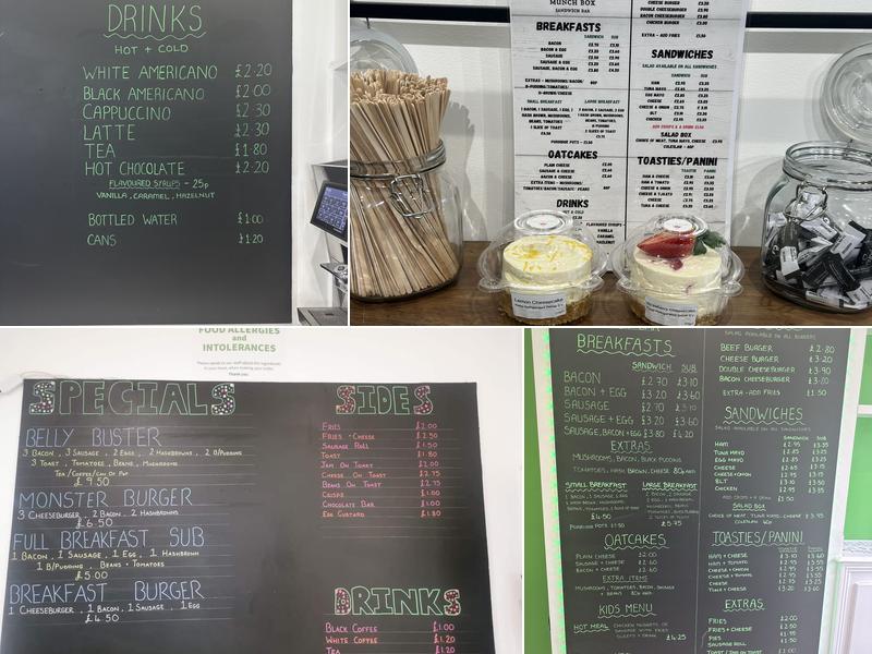 Munch Box Sandwich Bar Menu