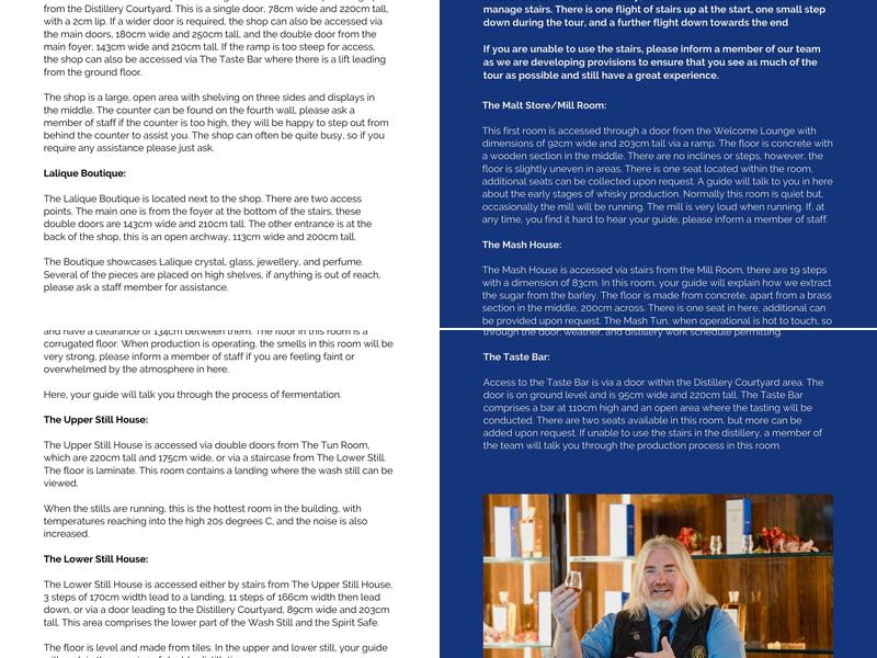 The Glenturret Distillery Menu