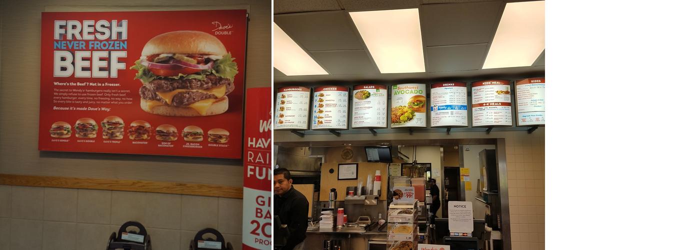 Wendy's Menu
