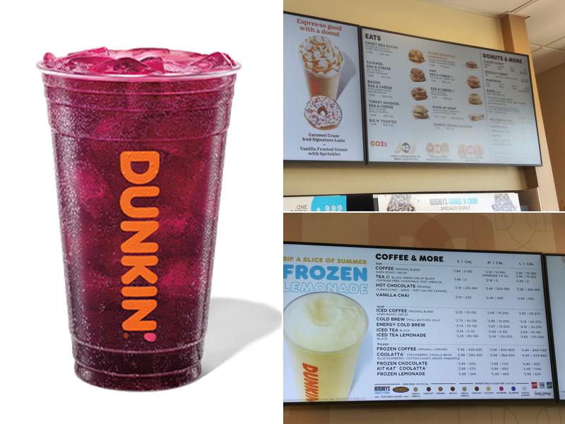 Dunkin' Menu
