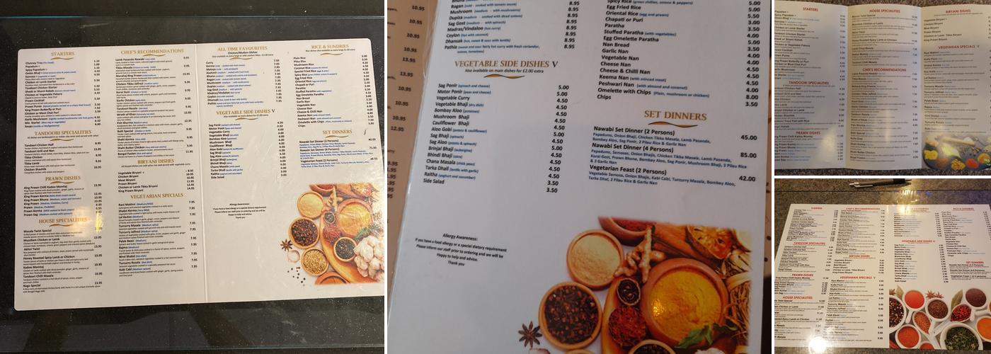 Masala Twist Menu