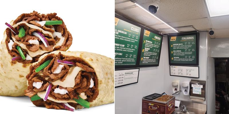 Subway Menu