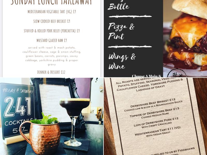 Hope & Anchor Menu