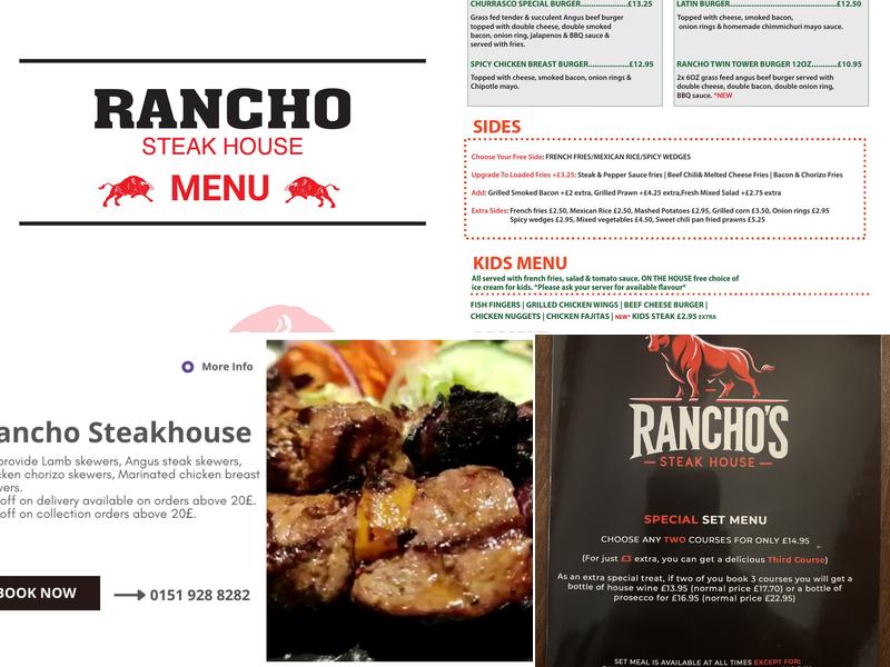 Rancho Steakhouse & Sushibar Menu