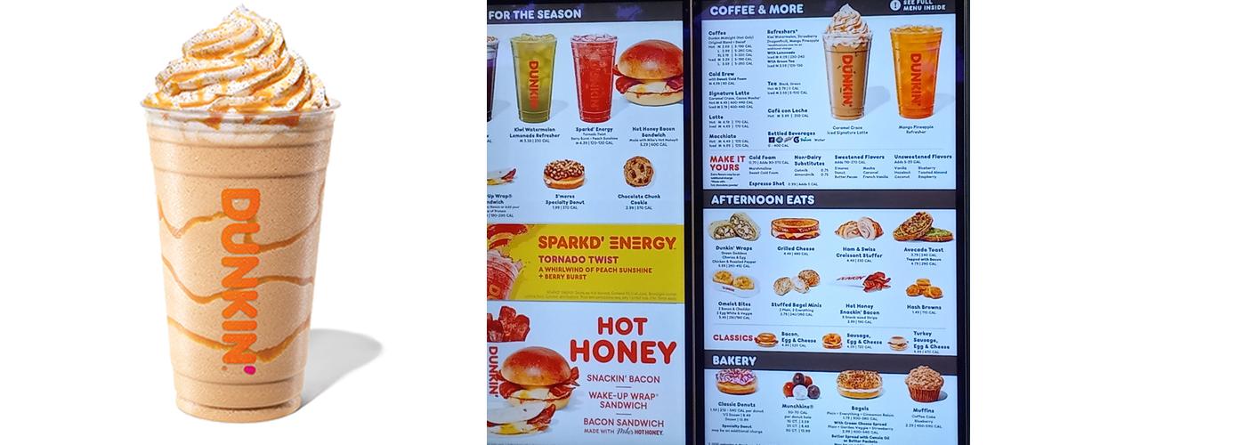 Dunkin' Menu