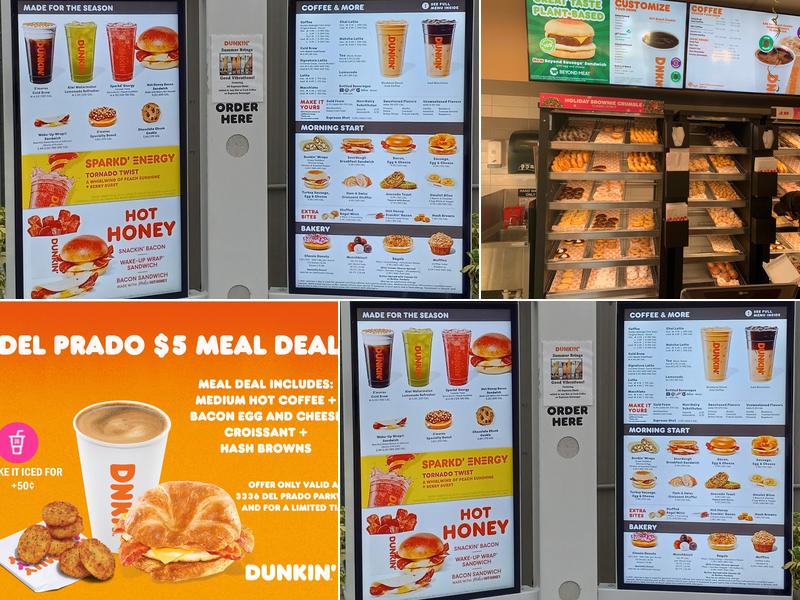 Dunkin' Menu