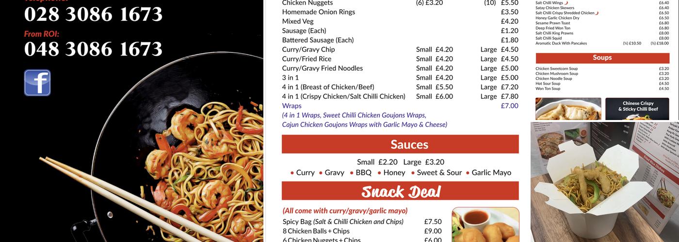 Mr J's Kitchen Menu