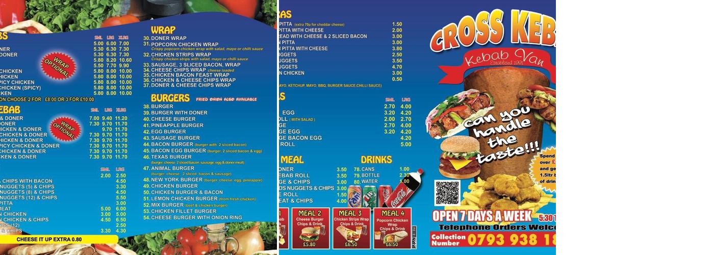 Cross Kebab Menu