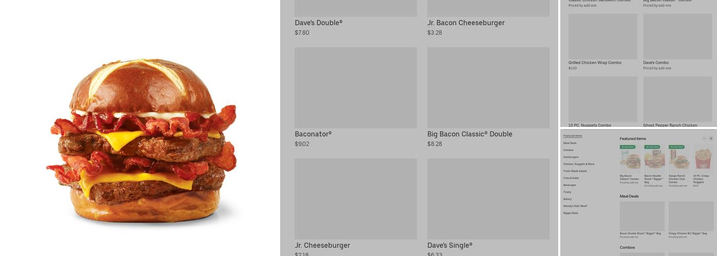 Wendy's Menu