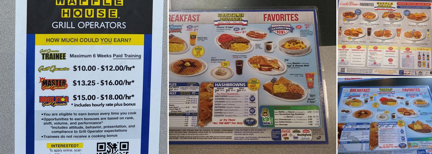 Waffle House Menu