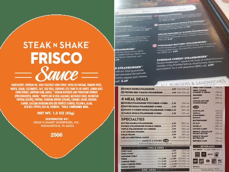Steak 'n Shake Menu